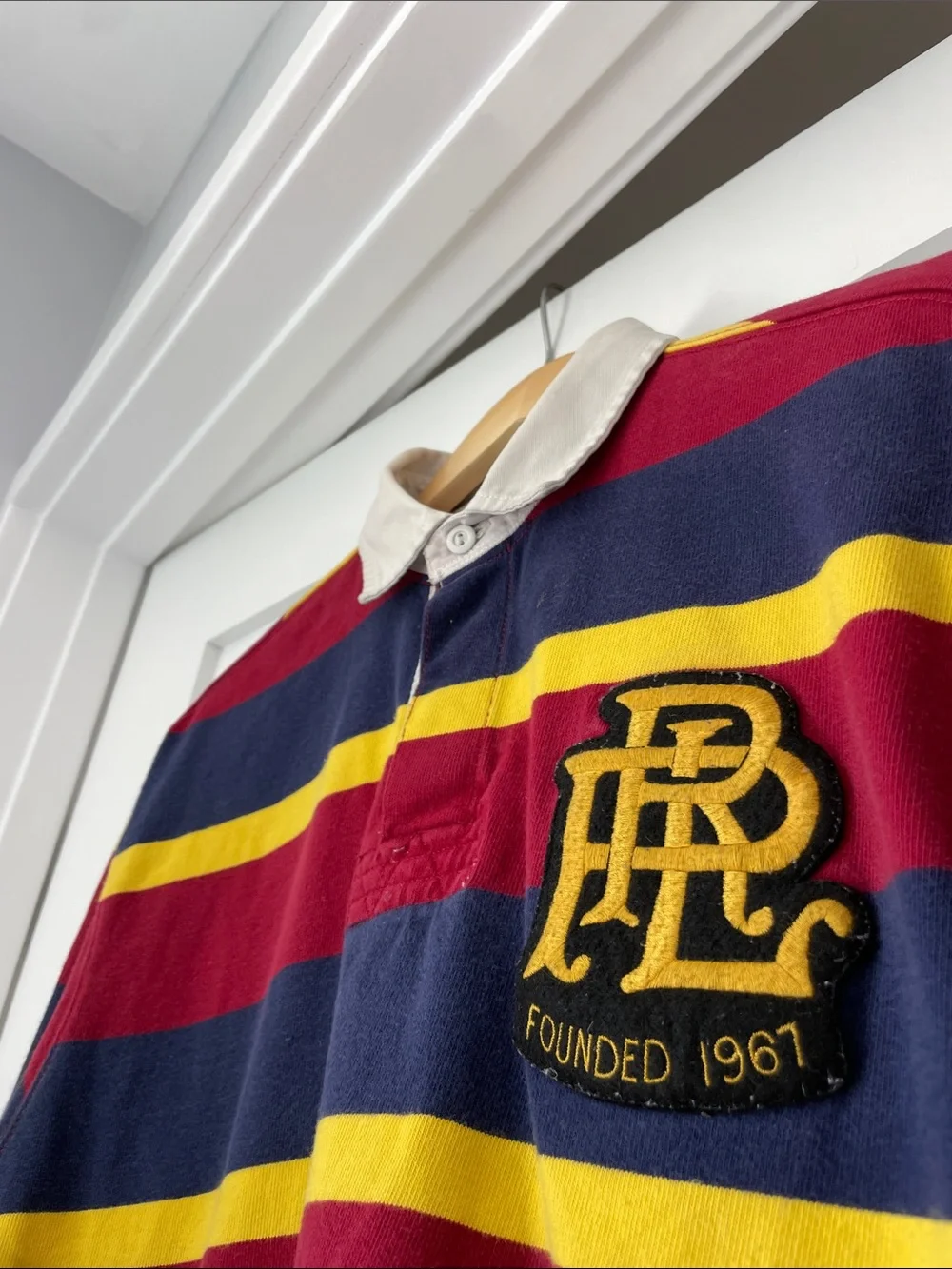 Polo by Ralph Lauren Striped Long-Sleeve OG RUGBY HEAVYWEIGHT 🚨